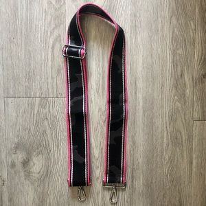 Ahdorned Black, Grey, Pink Silver Camo Bag Strap